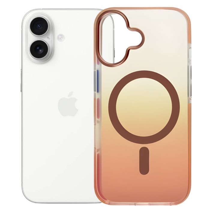 Чехол для мобильного телефона BeCover FIBRA Shock-Proof MagSafe Apple iPhone 17 Orange (715446)
