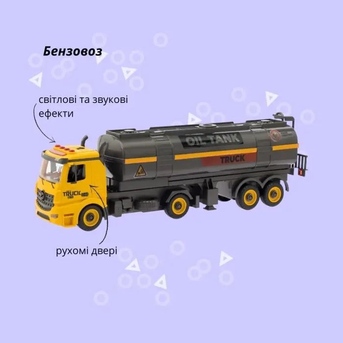 Конструктор Otamanko АВТОКОНСТРУКТОР Бензовоз (YW9095A) изображение 2
