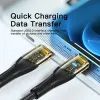 Дата кабель USB-C to Lightning 1.0m 3A black Essager (EXCTL-XJ01-P) изображение 4