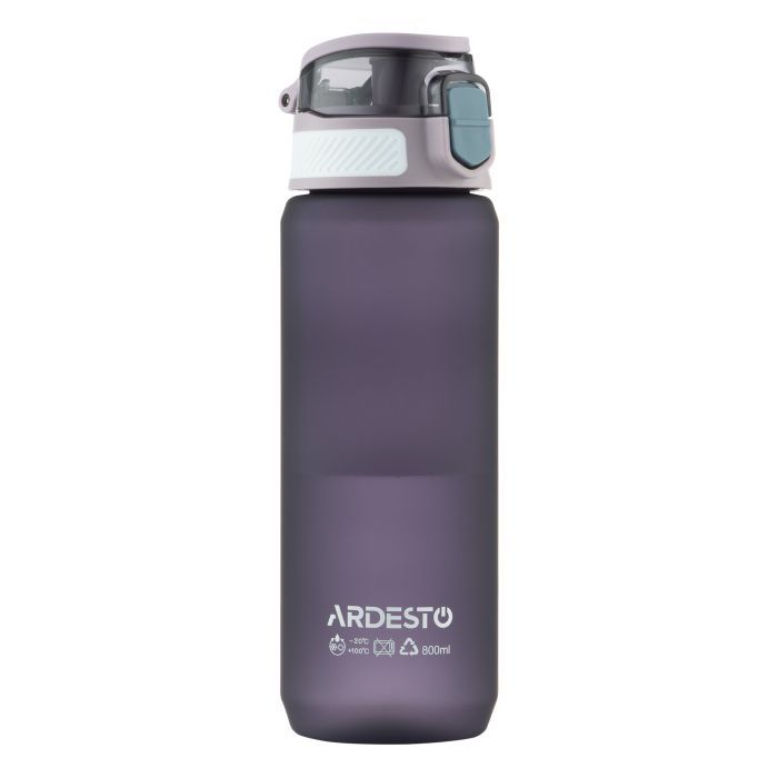 Пляшка для води Ardesto Matte 800мл, пластик, фіолетовий (AR2281MG)