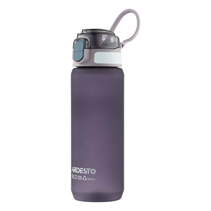 Пляшка для води Ardesto Matte 800мл, пластик, фіолетовий (AR2281MG) зображення 2