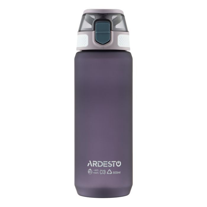 Пляшка для води Ardesto Matte 800мл, пластик, фіолетовий (AR2281MG) зображення 3