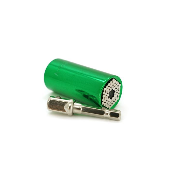 Торцевая головка Voltronic универсальная для шуруповерта 7-19 mm (25*52) 3/4 Green (YT-UnScTGRN)