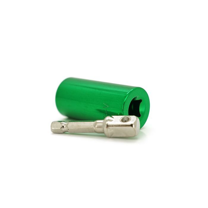 Торцевая головка Voltronic универсальная для шуруповерта 7-19 mm (25*52) 3/4 Green (YT-UnScTGRN) изображение 2