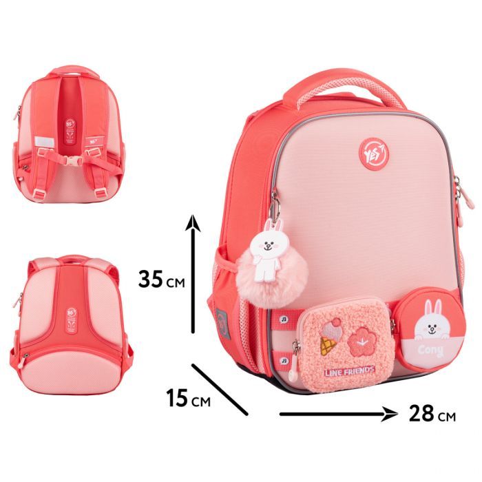 Портфель Yes Line Friends Pretty Cony H-100 (559849) зображення 2