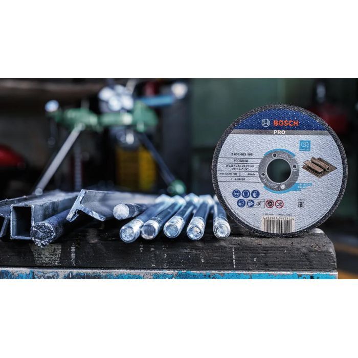 Круг відрізний Bosch Professional, для металу, 125×2.5×22.23 mm (2.608.600.394) зображення 9