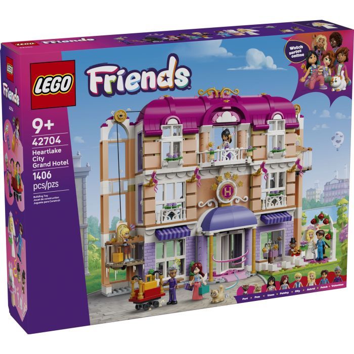 Конструктор LEGO Friends Гранд-отель в Хартлейк-Сити (42704)