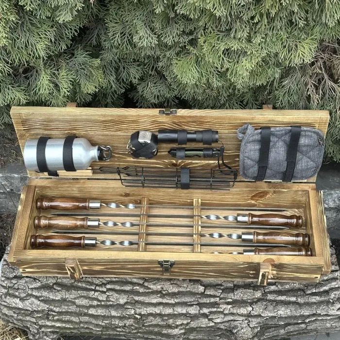 Набор для барбекю Metalzavod Штурм бірюзовий (PN-Sturm-BRZ) изображение 2