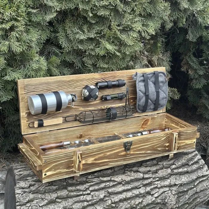 Набор для барбекю Metalzavod Штурм бірюзовий (PN-Sturm-BRZ) изображение 3