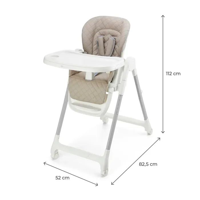 Стілець для годування Kinderkraft Tulo Beige (5902533928781) зображення 5