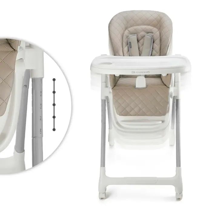 Стілець для годування Kinderkraft Tulo Beige (5902533928781) зображення 7
