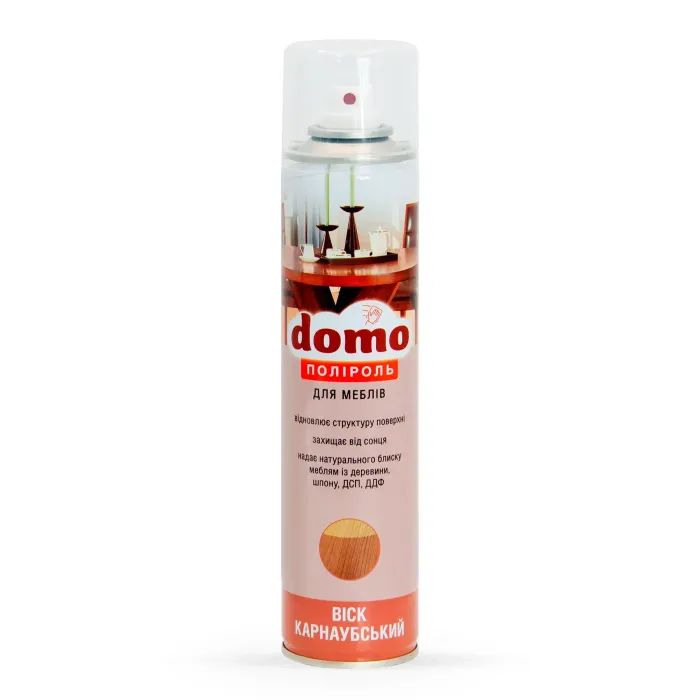 Средство для ухода за мебелью Domo Полироль Карнаубский воск 250 мл (4820269320871)