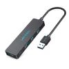 Концентратор Vention USB 3.0 to 4xUSB 3.0 0,15m black (CHKBB)
