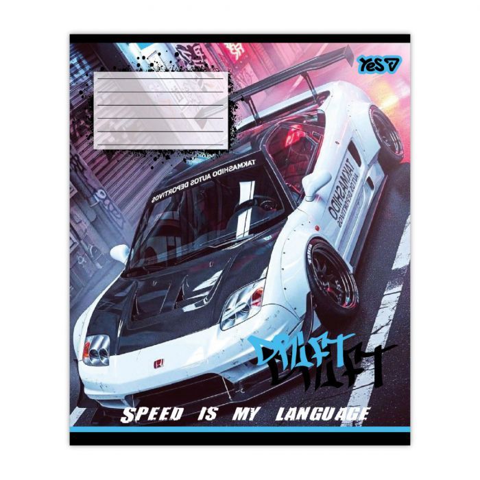Зошит Yes Drift А5 24 аркуша лінія (768885) зображення 3