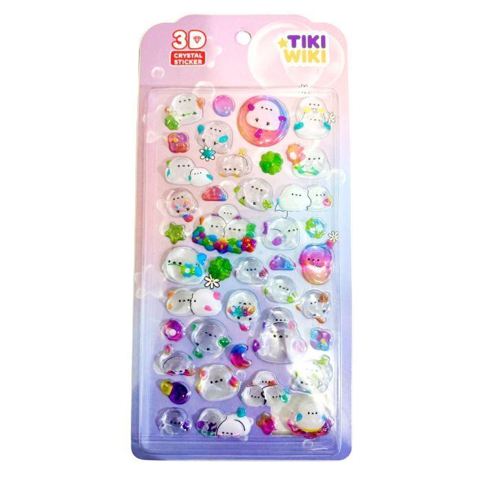 Стикер-наклейка Tiki Wiki Набор 3D-наклейок серии Crystal – Тики очарование (25ESE009-02)