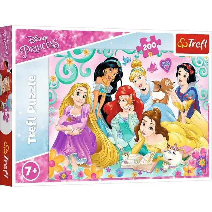 Пазл Trefl Princess Щасливий світ принцес 200 елементів (5900511132687)