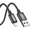 Дата кабель USB 2.0 AM to Lightning 3.0m X91 Radiance black HOCO (6931474788702) зображення 2