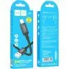 Дата кабель USB 2.0 AM to Lightning 3.0m X91 Radiance black HOCO (6931474788702) зображення 5