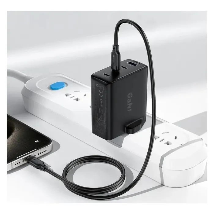 Дата кабель USB 2.0 AM to Lightning 2.0m 30W TPU black Acefast (6974316286288) изображение 7