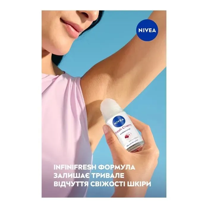 Антиперспірант Nivea Fresh Cherry Anti-Perspirant 50 мл (4005900728340) зображення 7