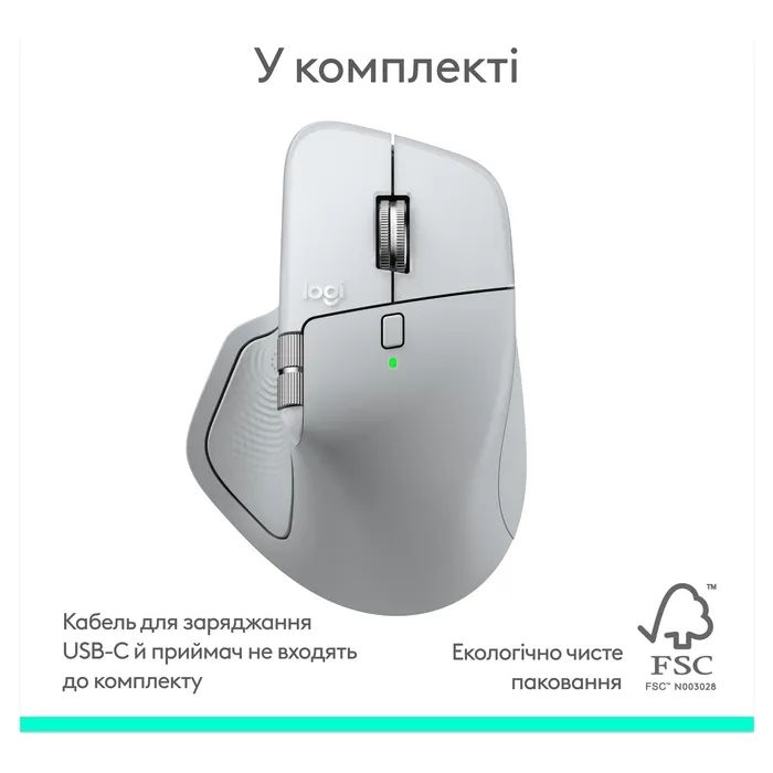 Мышка Logitech MX Master 4 for Mac Performance Bluetooth Space Black (910-007577) изображение 11