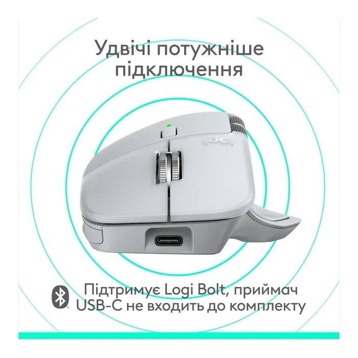Мышка Logitech MX Master 4 for Mac Performance Bluetooth Space Black (910-007577) изображение 6