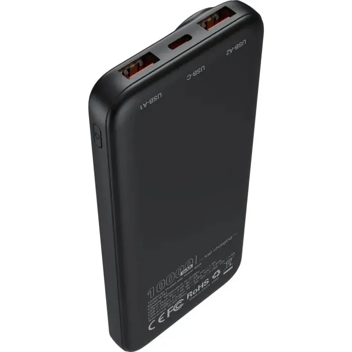 Батарея универсальная Choetech 10000mAh, 22.5W, PD, QC/3.0, Black (M15-B791-ACBK-NG) изображение 2