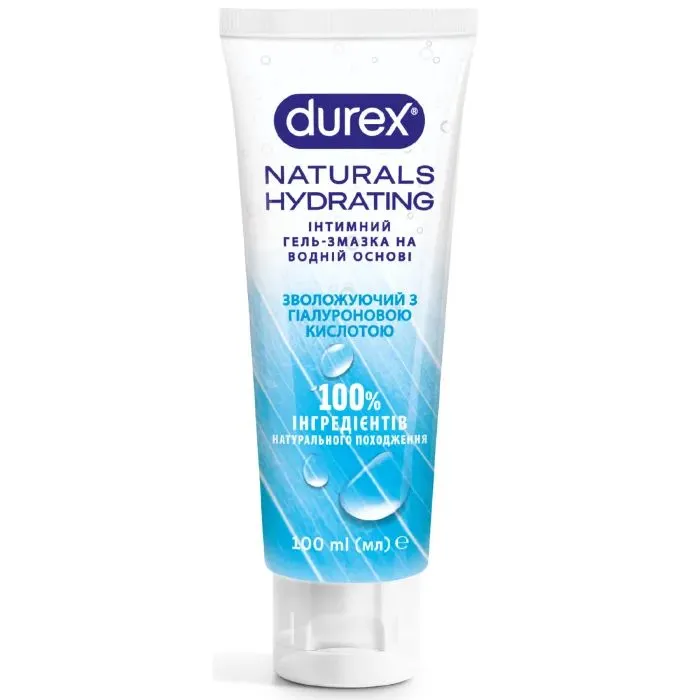 Лубрикант Durex Naturals Hydrating Зволожуючий з гіалуроновою кислотою 100 мл (4820108005594)