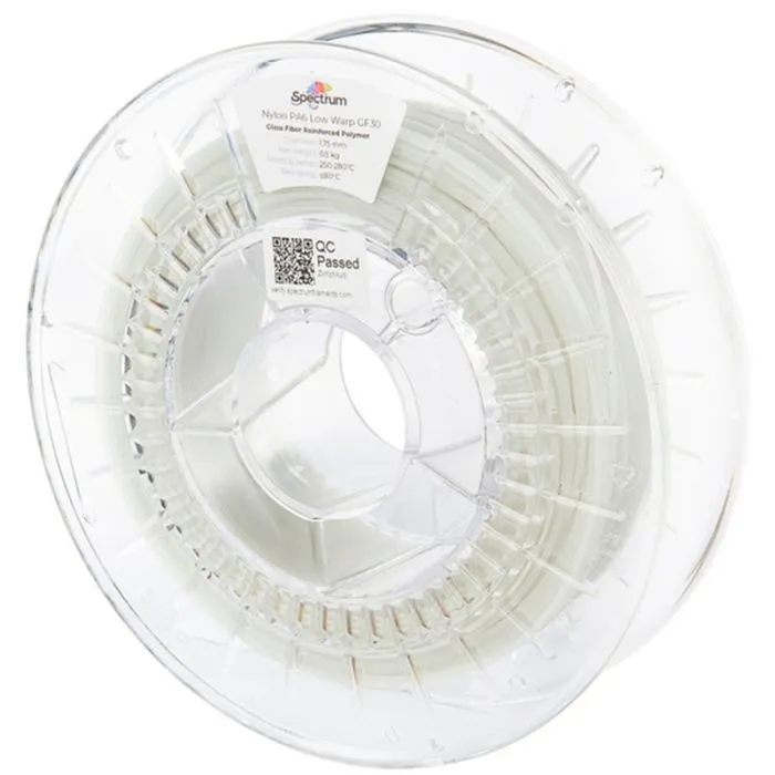 Пластик для 3D-принтера Spectrum PA6 Low Warp GF30 1.75mm Natural 0.5kg (80721)