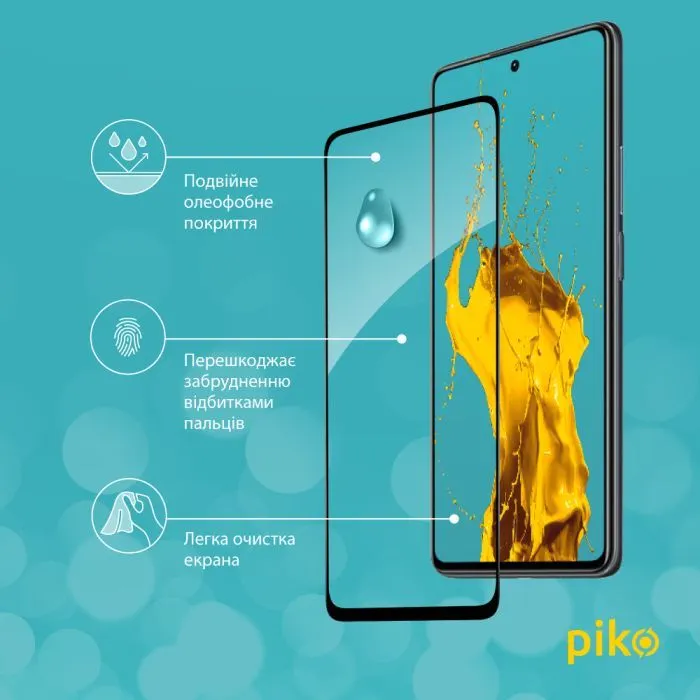 Скло захисне Piko Full Glue Xiaomi Redmi Note 11T Black (1283126518928) зображення 5