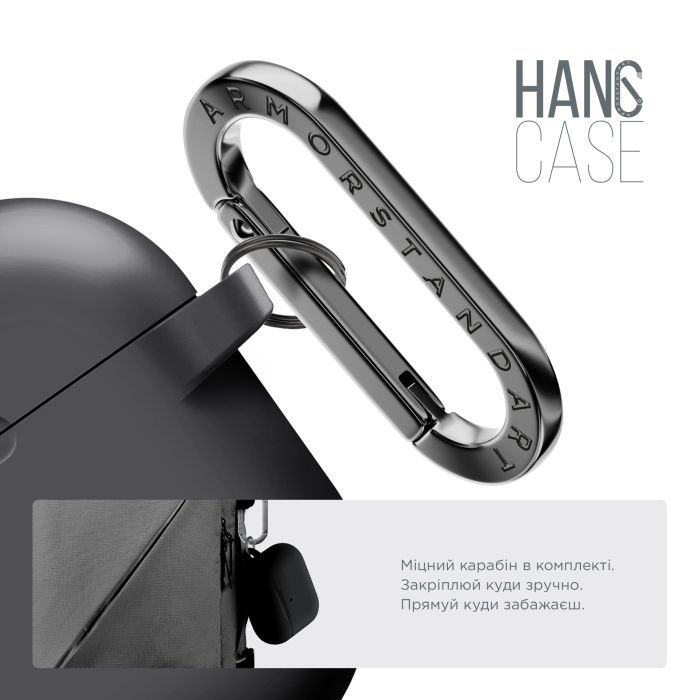 Чехол для наушников Armorstandart Hang Case For Apple AirPods Pro 3 Scarlet (ARM88283) изображение 4
