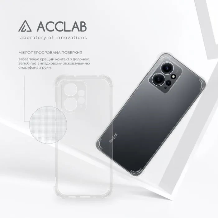 Чохол до мобільного телефона ACCLAB ShockProof Xiaomi Redmi Note 12 4G Transparent (1283126576423) зображення 5