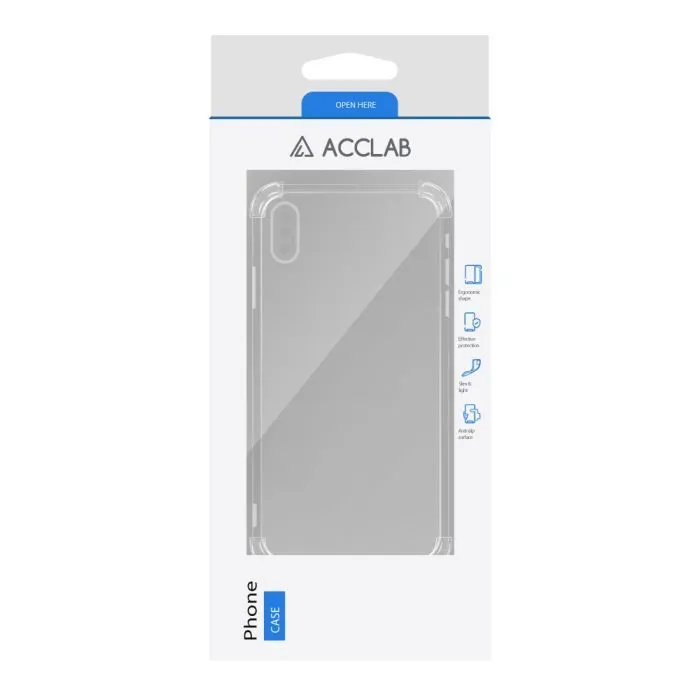 Чохол до мобільного телефона ACCLAB TPU ShockProof Apple iPhone XS Max Transparent (1283126610882) зображення 2