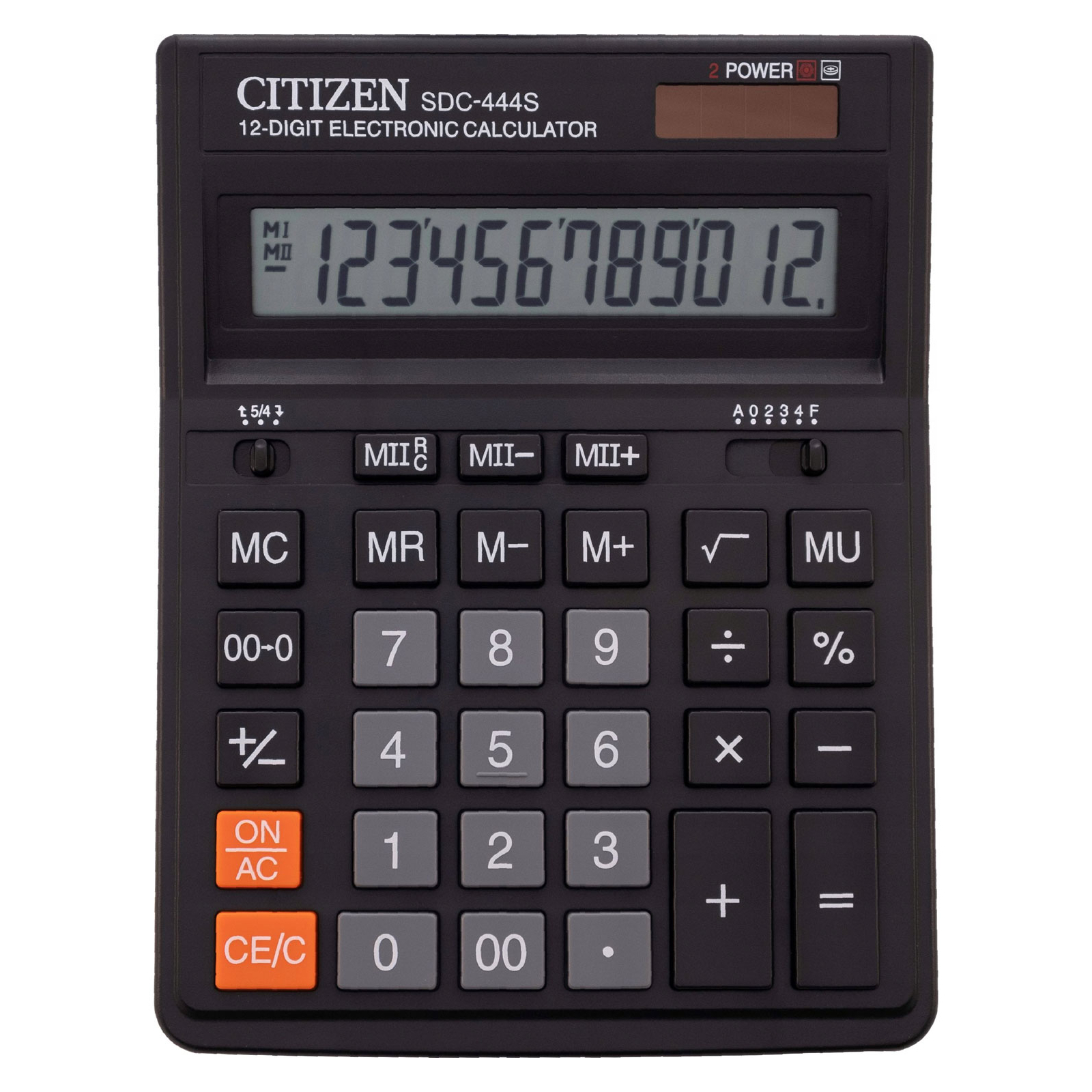 Калькулятор Citizen SDC-444S зображення 2