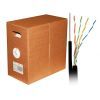 Кабель сетевой Atcom FTP 305м cat.5e Standart CCA, для внешней прокладки с тросом (13760) изображение 2