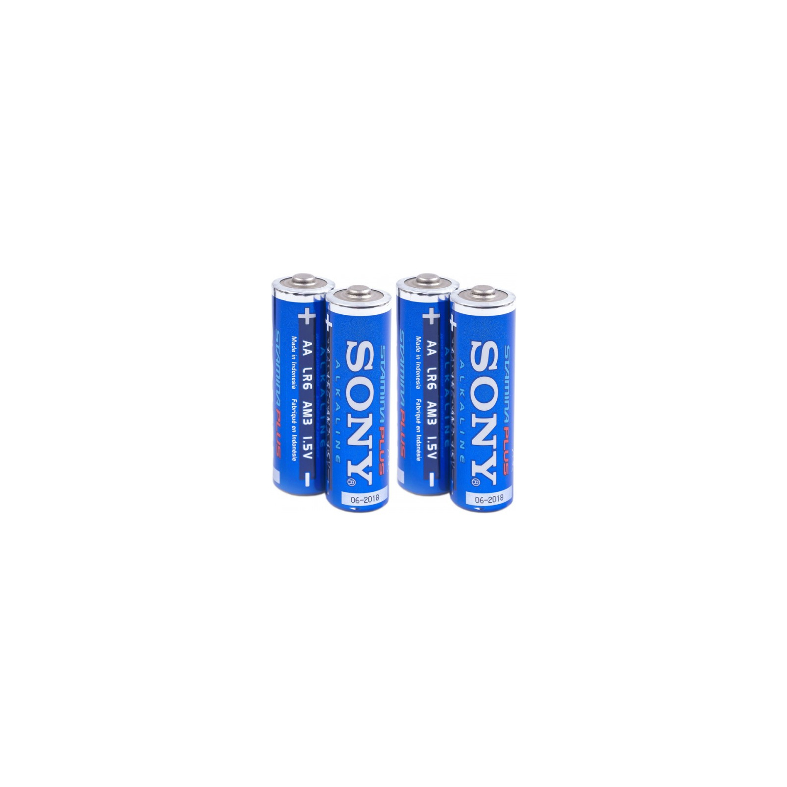 Батарейка Sony LR06 SONY Stamina Plus * 4 (AM3B4D) изображение 2