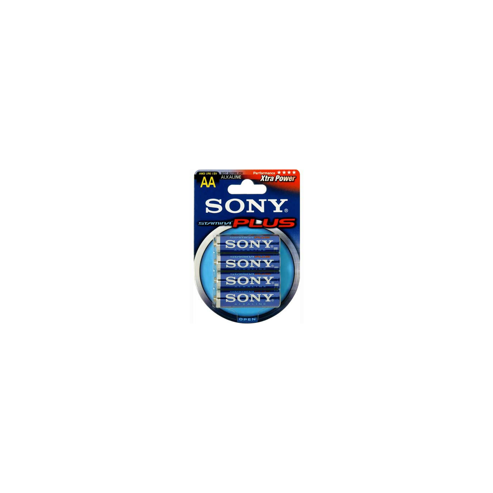 Батарейка Sony LR06 SONY Stamina Plus * 4 (AM3B4D)
