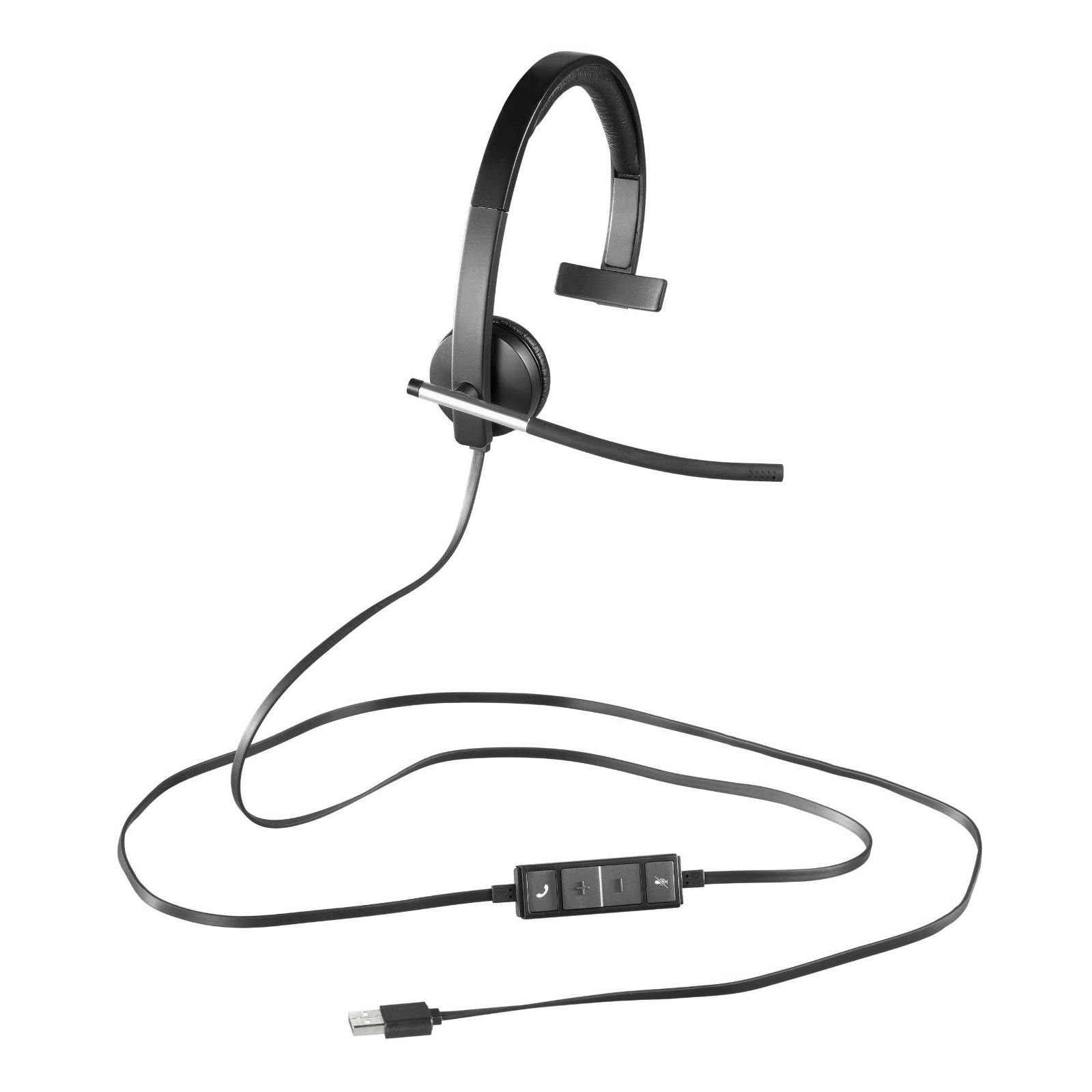 Навушники Logitech H650e USB Headset Mono (981-000514) зображення 4
