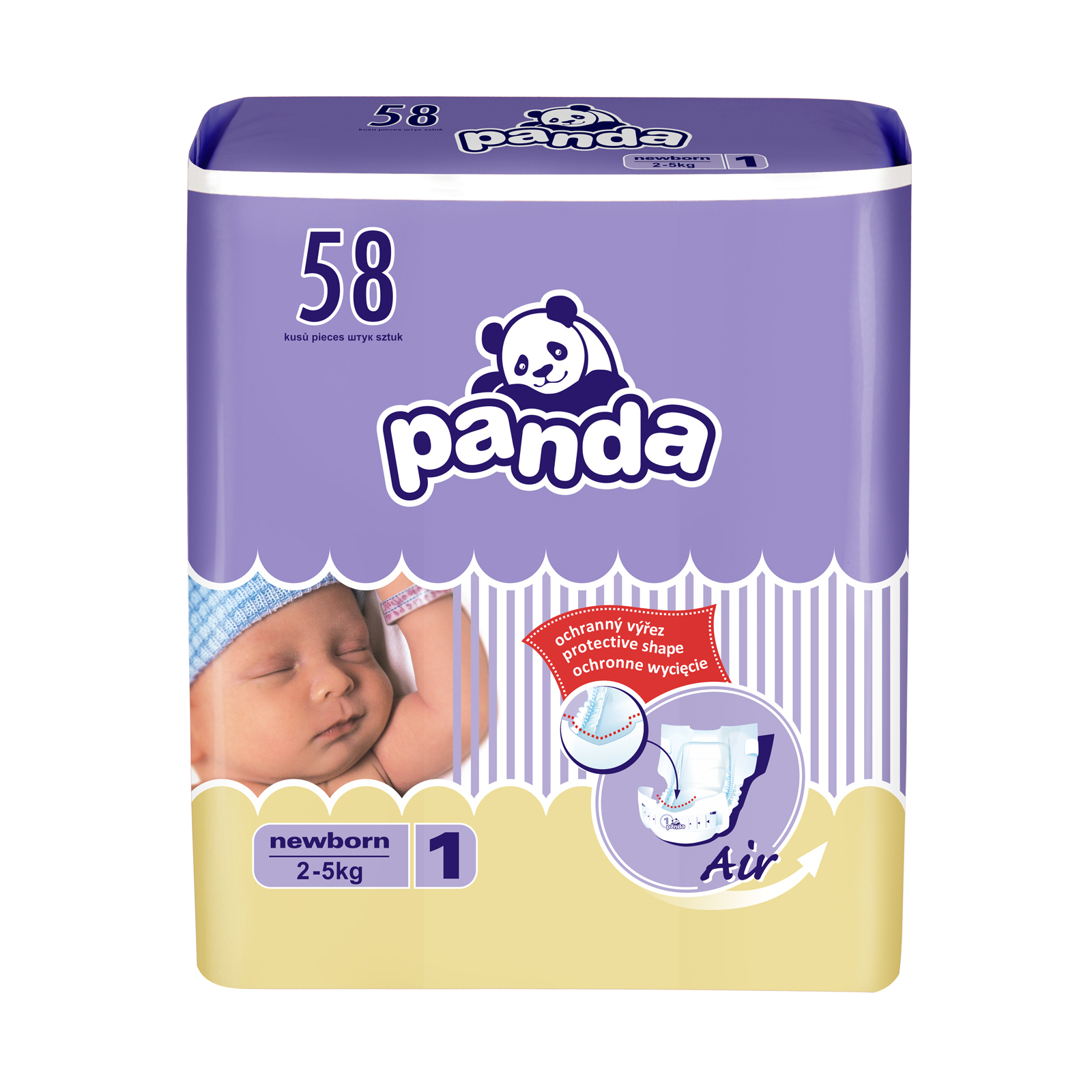 Підгузки Bella Panda Newborn 58 шт (5900516601683)