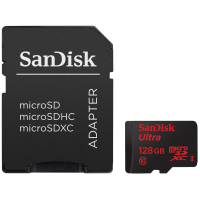 Карта памяти SanDisk 128GB microSDXC Class 10 UHS-I (SDSQUNC-128G-GN6MA) изображение 3