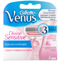 Сменные кассеты Venus Divine 4 шт (3014260307509)