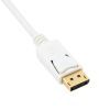 Кабель мультимедийный DisplayPort to HDMI 2.0m Extradigital (KBD1669) изображение 2