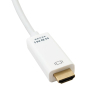 Кабель мультимедійний DisplayPort to HDMI 2.0m Extradigital (KBD1669) зображення 3