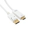 Кабель мультимедийный DisplayPort to HDMI 2.0m Extradigital (KBD1669)