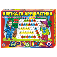 Настольная игра Технок Мозаика Азбука и арифметика (укр. яз) (2223)