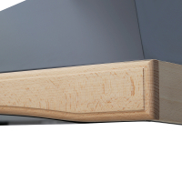 Вытяжка кухонная Perfelli K 6121 BL Wood изображение 3