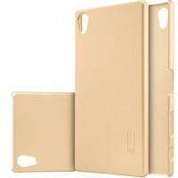 Чехол для мобильного телефона Nillkin для Sony Xperia Z5 Premium - Super Frosted Shield (Gold) (6274137) изображение 4