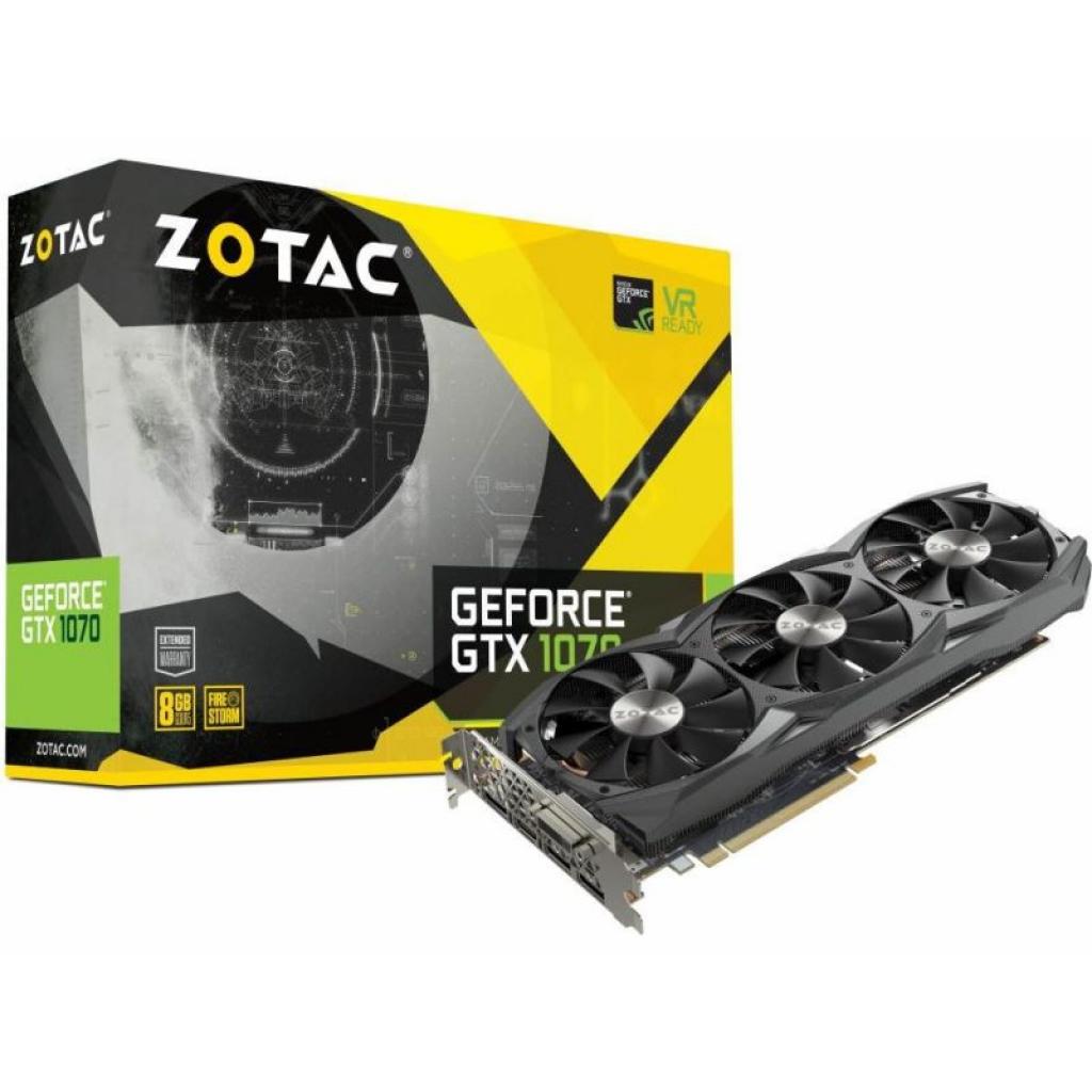 Відеокарта GeForce GTX1070 8192Mb Zotac (ZT-P10700F-10P)