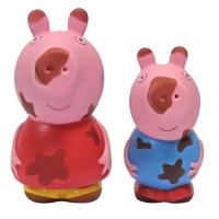 Игровой набор Peppa Pig Чистюля и грязнуля Пеппа и Джордж (30219) изображение 2