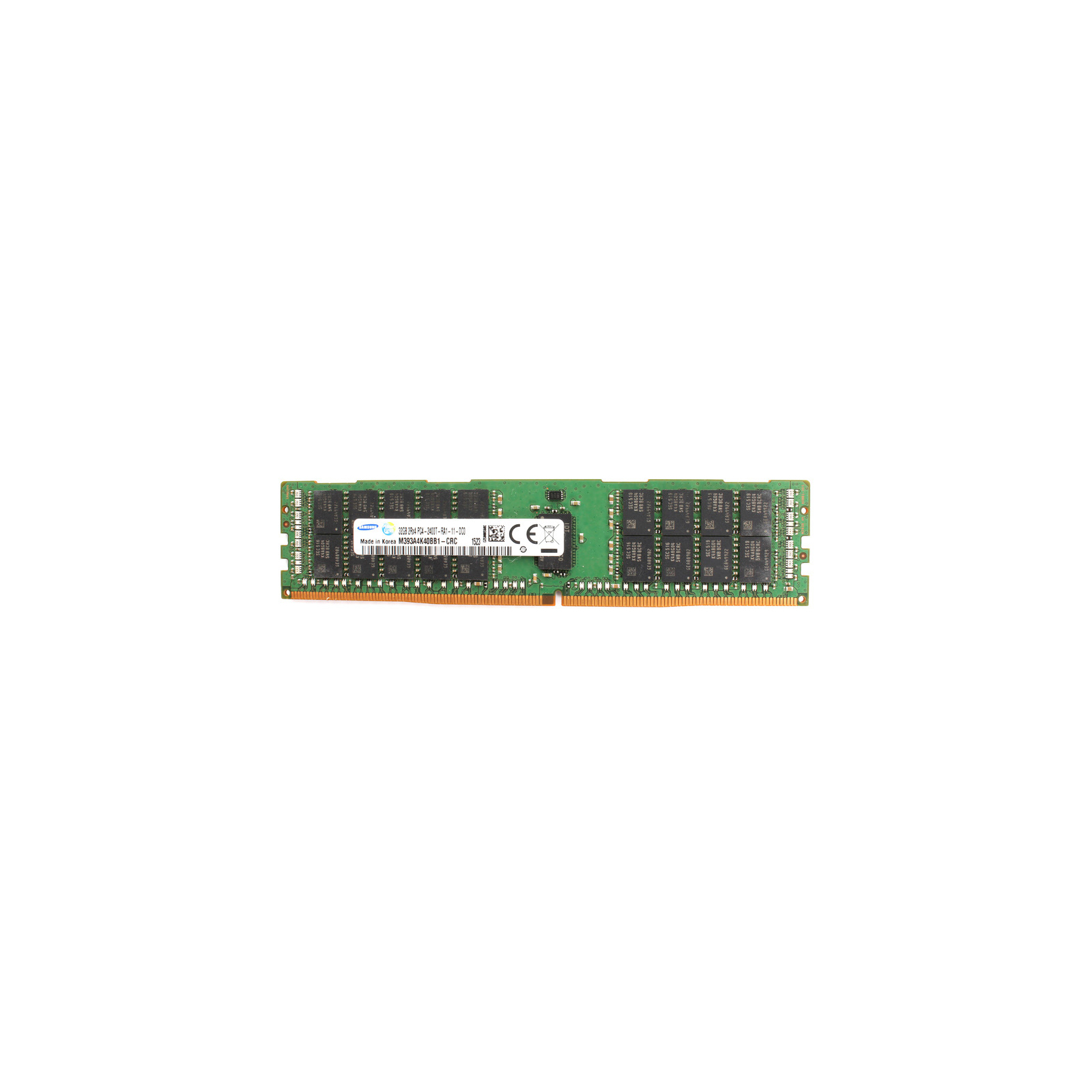 Модуль пам'яті для сервера DDR4 32GB ECC RDIMM 2400MHz 2Rx4 1.2V CL17 Samsung (M393A4K40BB1-CRC)